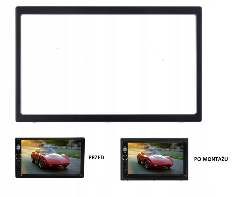 RAMKA 2DIN DO RADIA CHINSKIEGO,MASKUJĄCA 102X178MM Model 2DIN