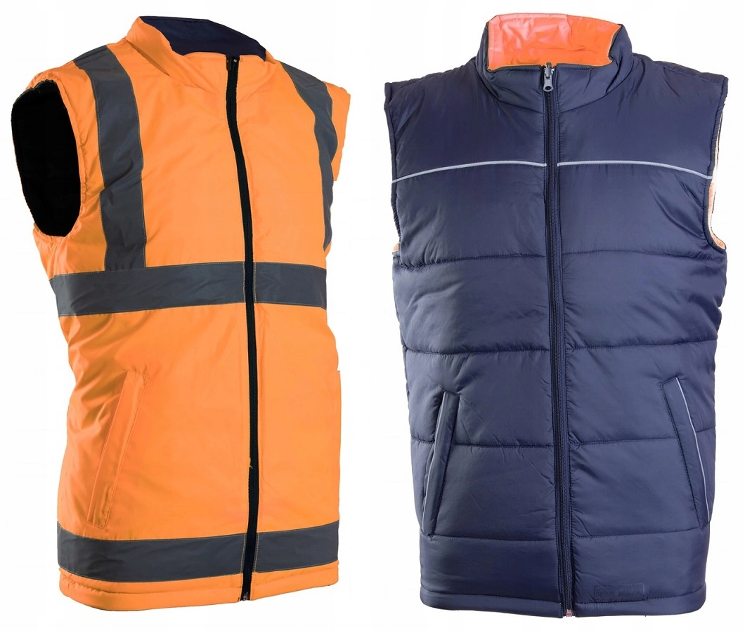 Zateplená pracovní vesta bez rukávů