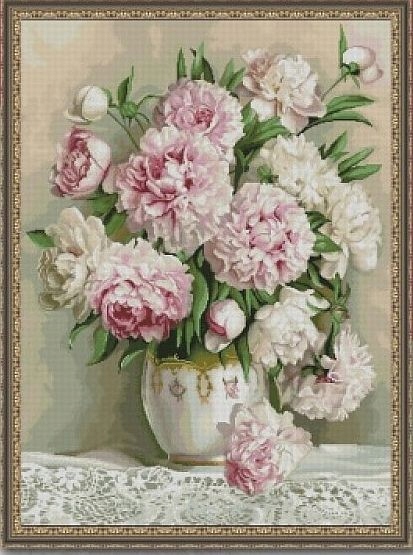 Křížková výšivka počítaná sada (kanva, mulina)