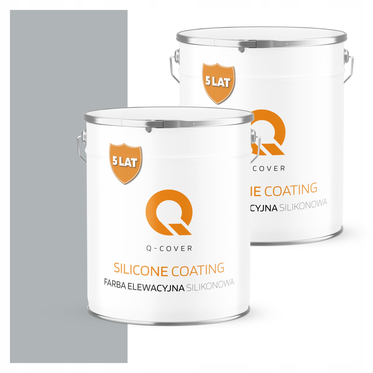 Barva Fasádní 5L Silikonová Uv Barva Světle Šedá Modrá F253