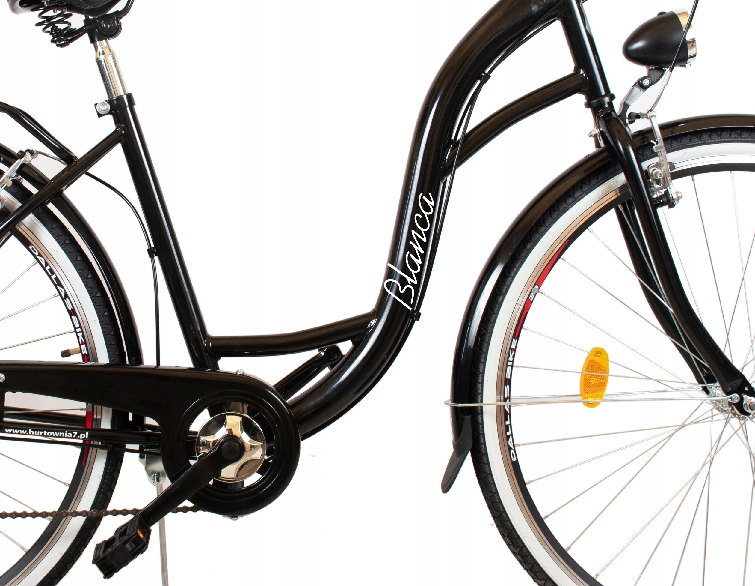 DAMSKI MIEJSKI ROWER 26 DAMKA ECO + KOSZ LEKKI 6B Rozmiar ramy 17 cali