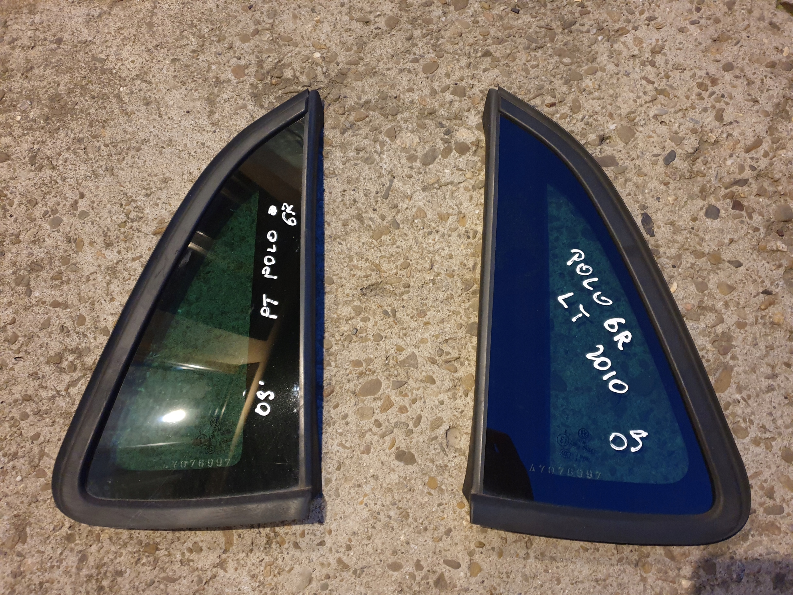 SZYBA BOCZNA TYLNA VW POLO 6R 2009-