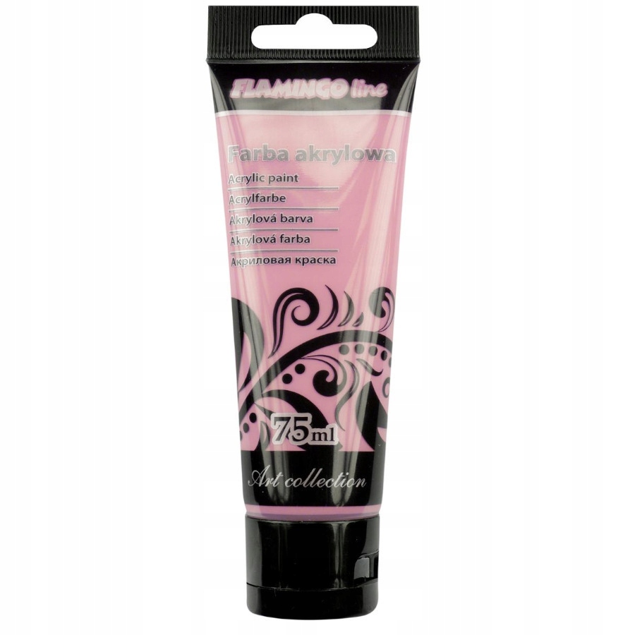 

Farba akrylowa różowa tubie tubka 75ml Flamingo
