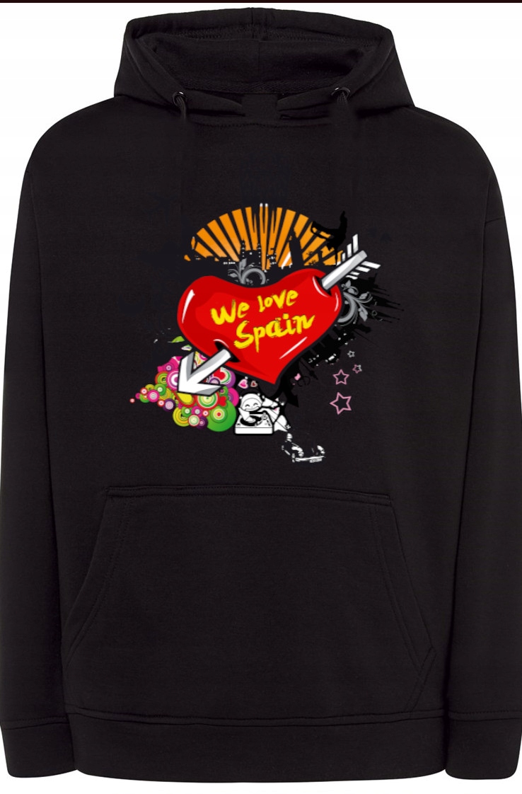 We Love Spain Milujeme Španělé Mikina r.XXL