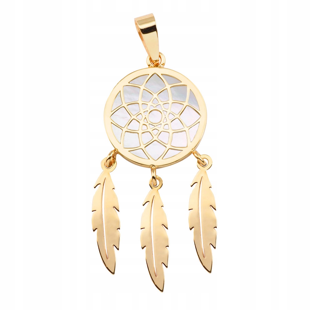 Zlatý Lapač Snů z perleti Ryzost 585