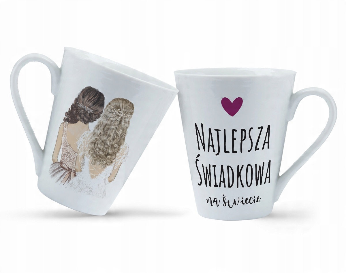 

Kubek Latte Dla Świadkowej wesele ślub