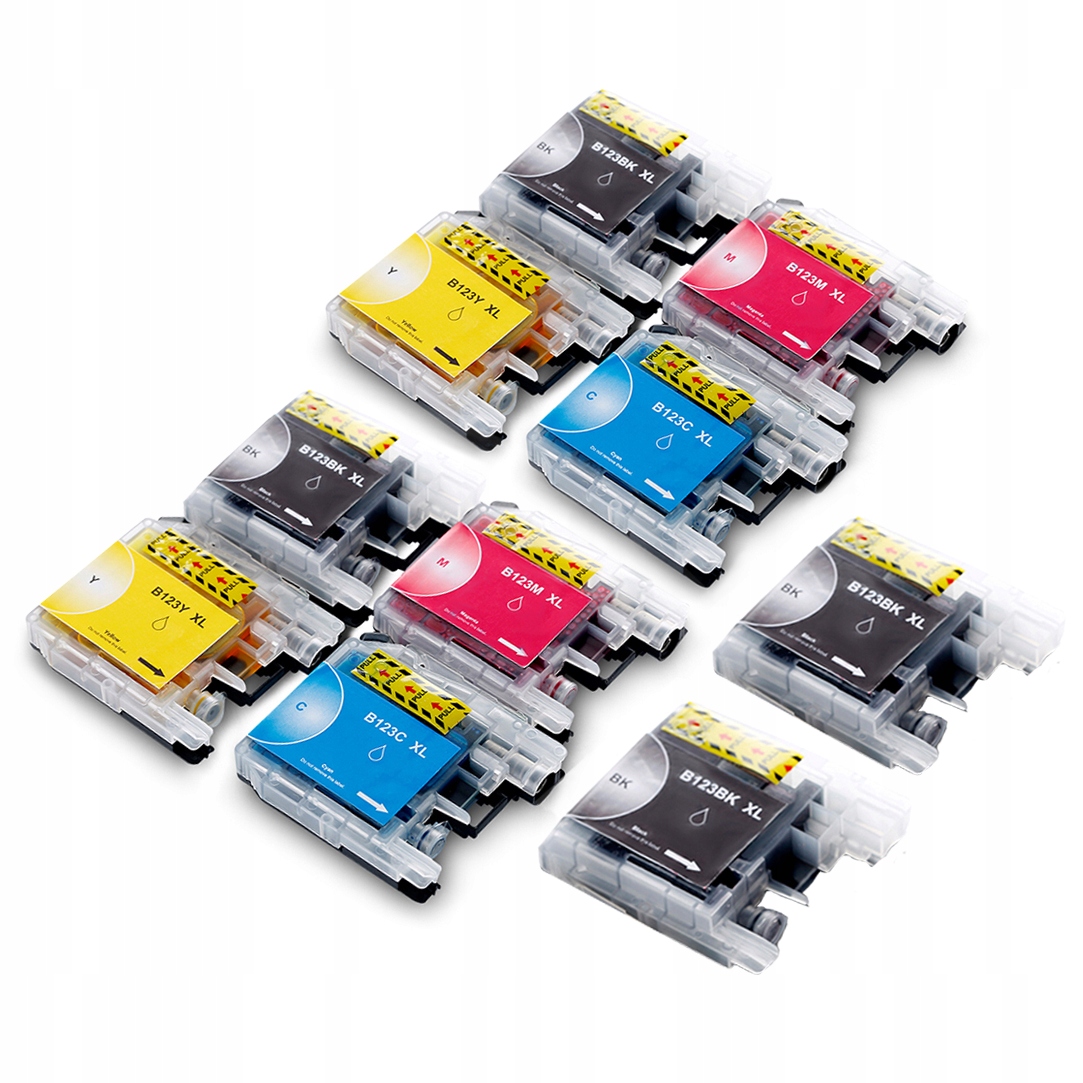 

10x Tusze do Brother LC123 DCP-J4110DW MFC-J470DW