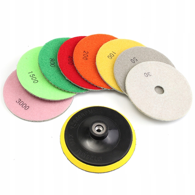 Суха полірування 5 дюймів Sharp тип алмазів