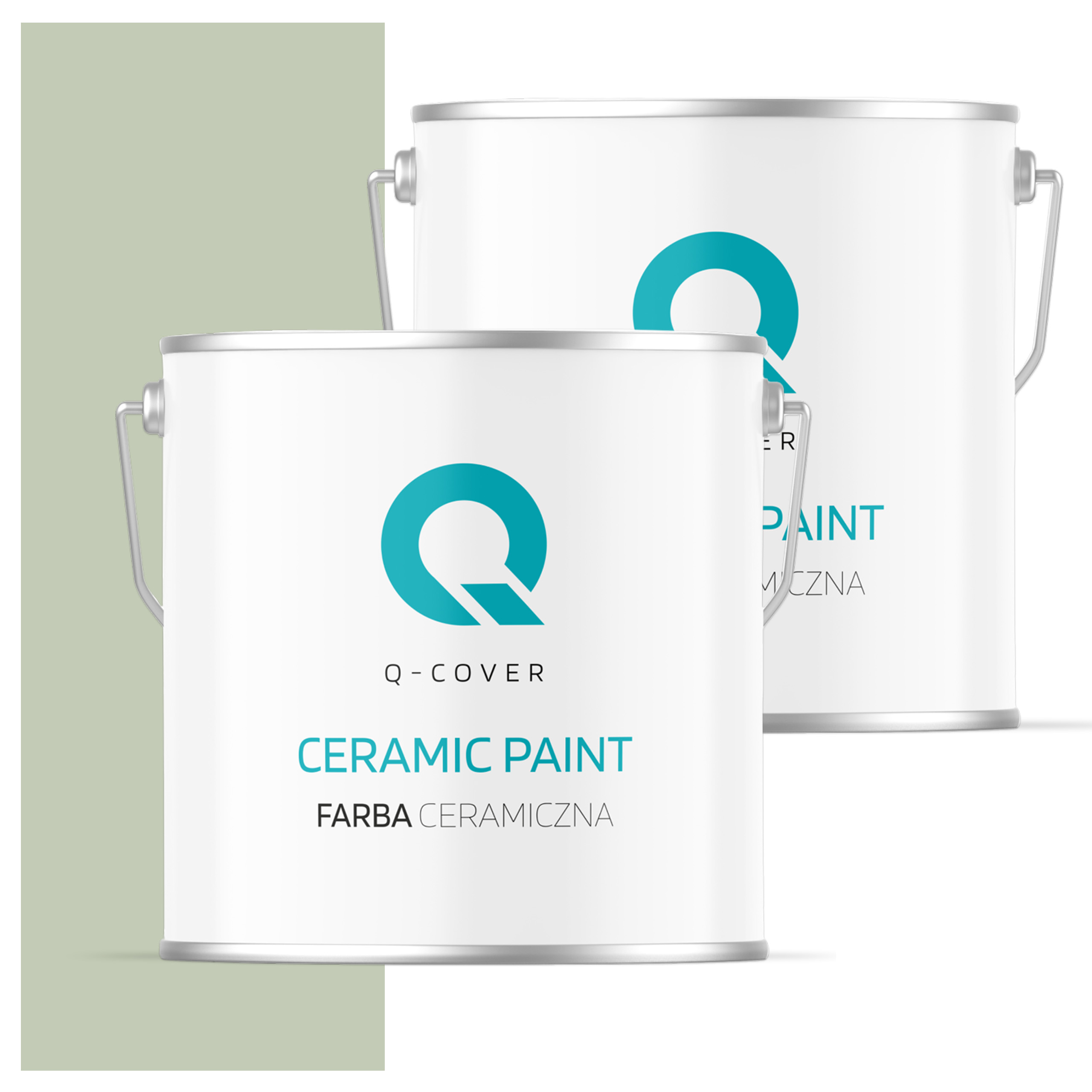 Keramická umývateľná farba na interiér 5L Hlboká matná zelená svetlá H2157