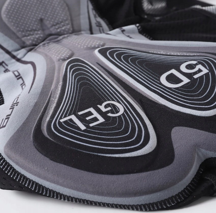 SZORTY SPODENKI ROWEROWE BOKSERKI KOLARSKIE MĘSKIE Z WKŁADKĄ CZARNE 5D XXL Płeć produkt uniseks