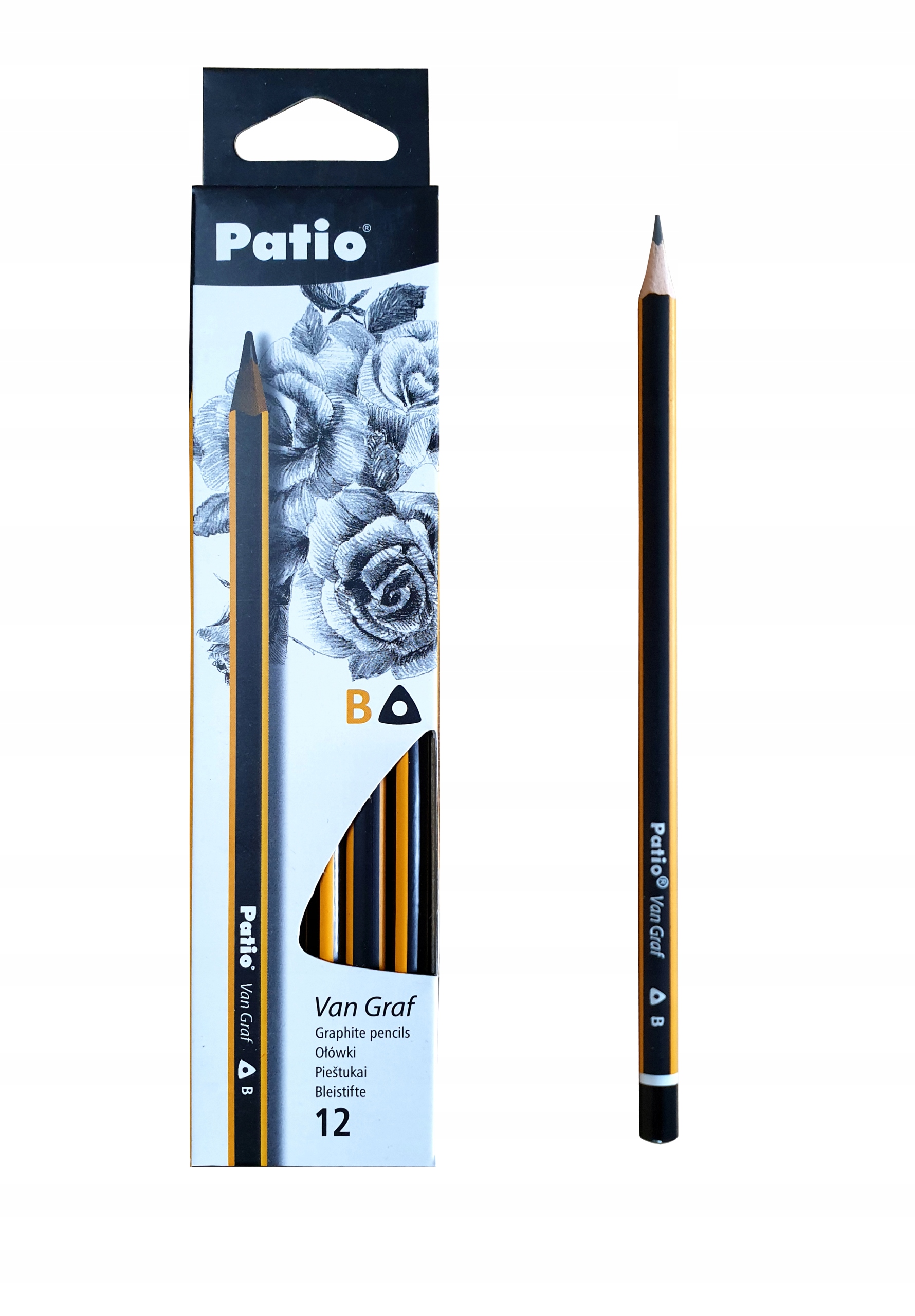 Ołówek grafitowy B Van Graf PATIO