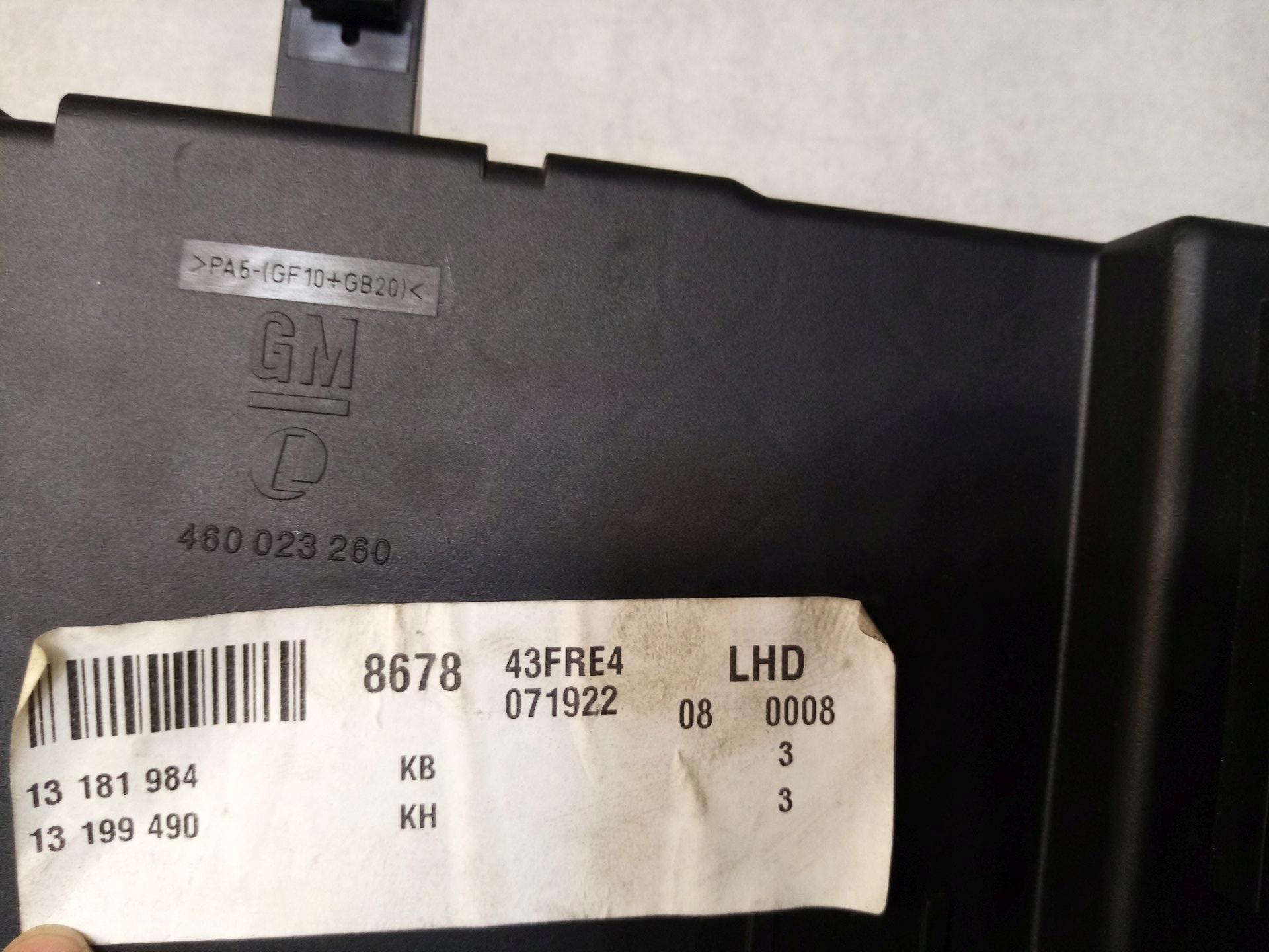 comfort control unit BSI VECTRA C 1.9 CDTI SC718810500