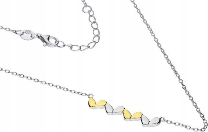 Stříbrný náhrdelník 925 s malými slzami 2,75 g s přívěsky jako dárek