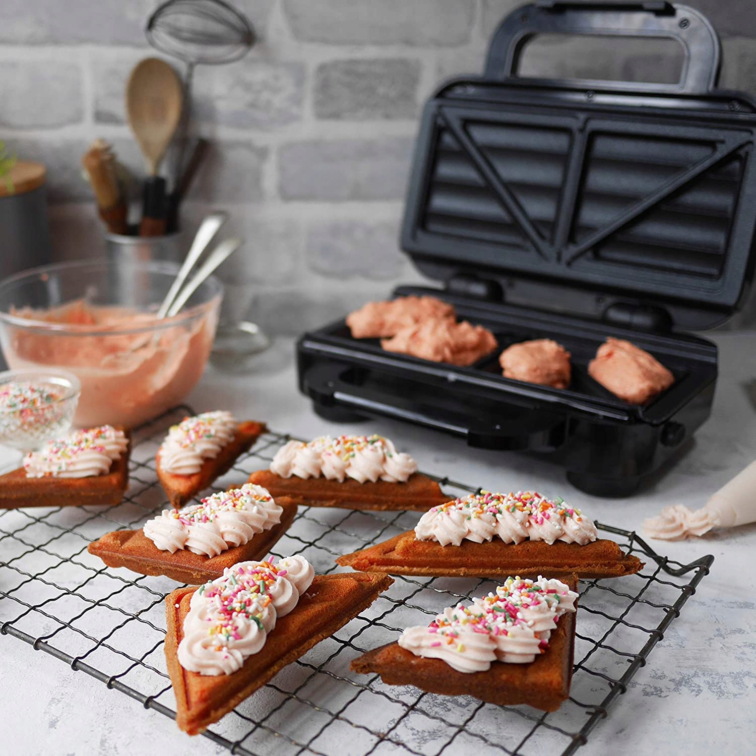 BREVILLE Sandwiczowy Opiekacz Z Głębokimi Płytami Stal Nierdzewna Czarny — miniatura 11