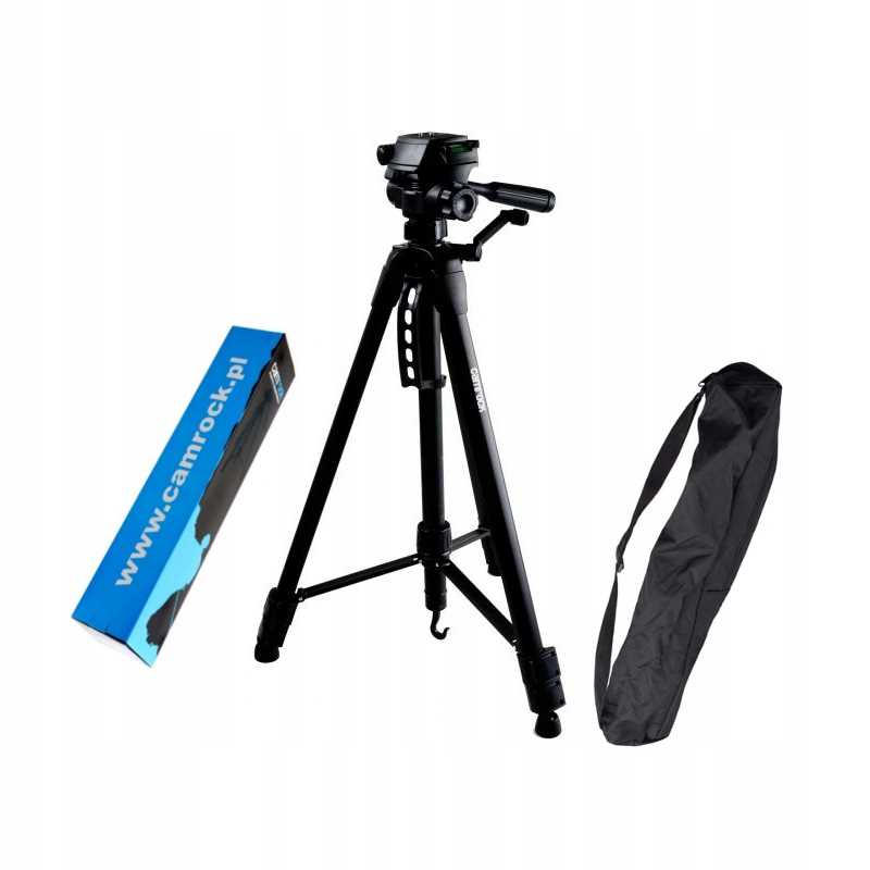Stativ Camrock TE68 168 cm 3D hlava pro Nikon Canon Sony Fuji Černý