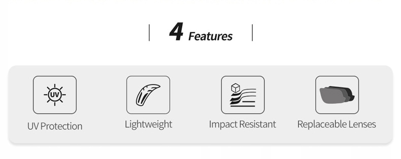 OKULARY POLARYZACYJNE SPORTOWE NA ROWER UV400 PRZECIWSŁONECZNE 5 SZKIEŁ Szerokość mostka 10 mm