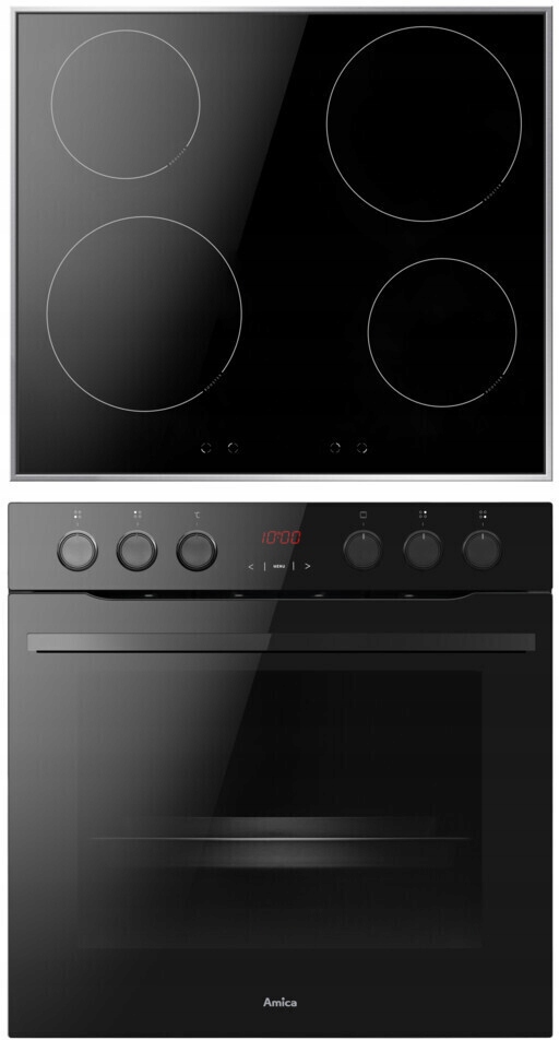 ZESTAW PIEKARNIK + PŁYTA INDUKCYJNA AMICA EHIX 933133 S CZARNY