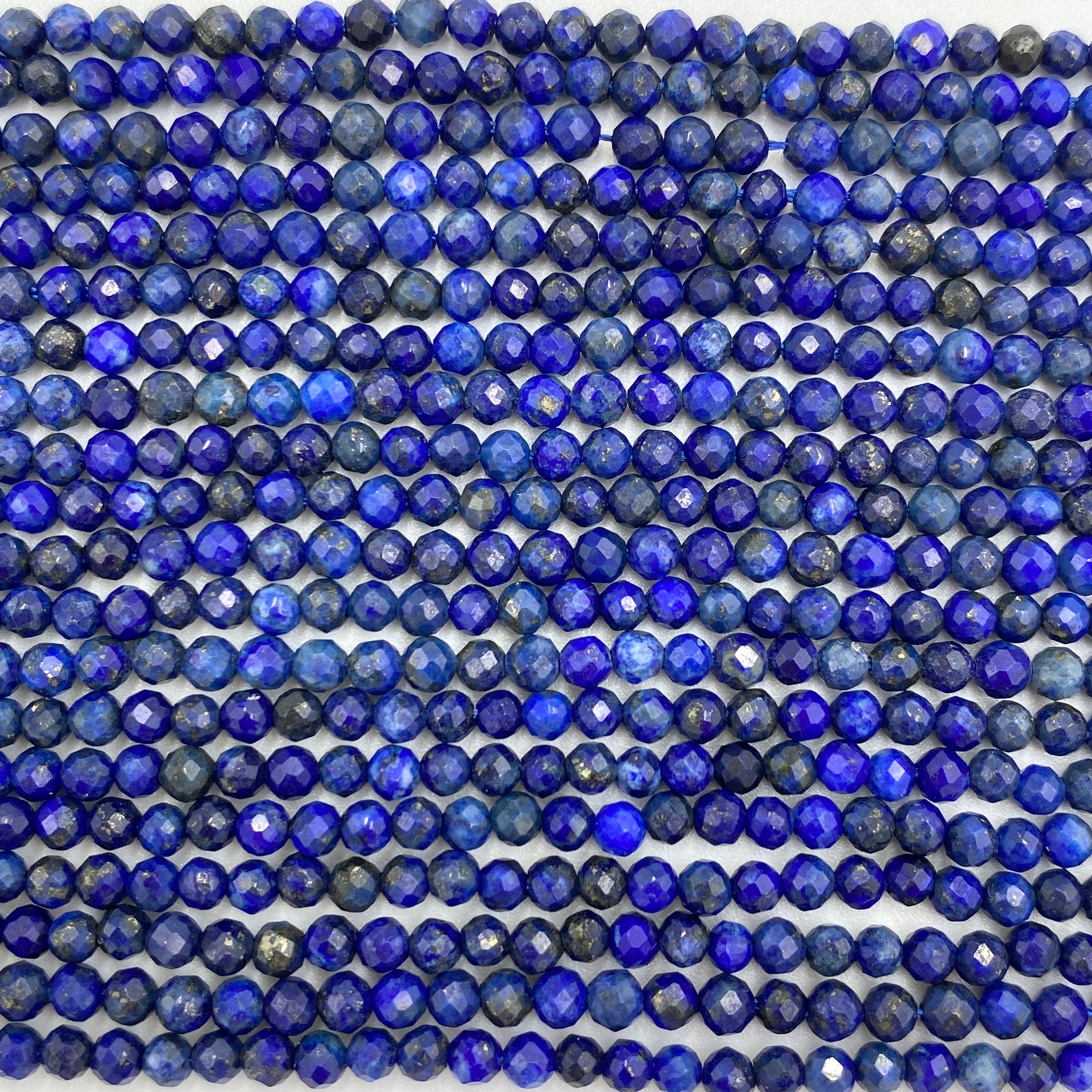 Lapis Lazuli fasetovaný Aaa 3 mm 100% přírodní
