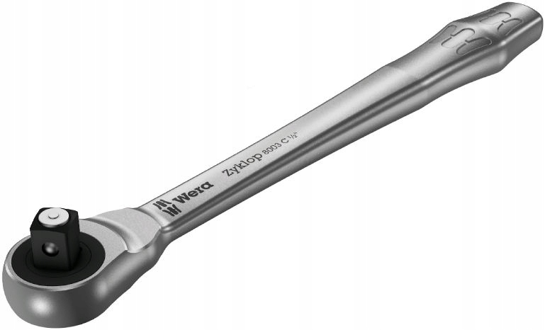 teleskopická račňa 1/2' 76 zubov 281 mm Zyklop Metal 8003 C Wera [05004063001]