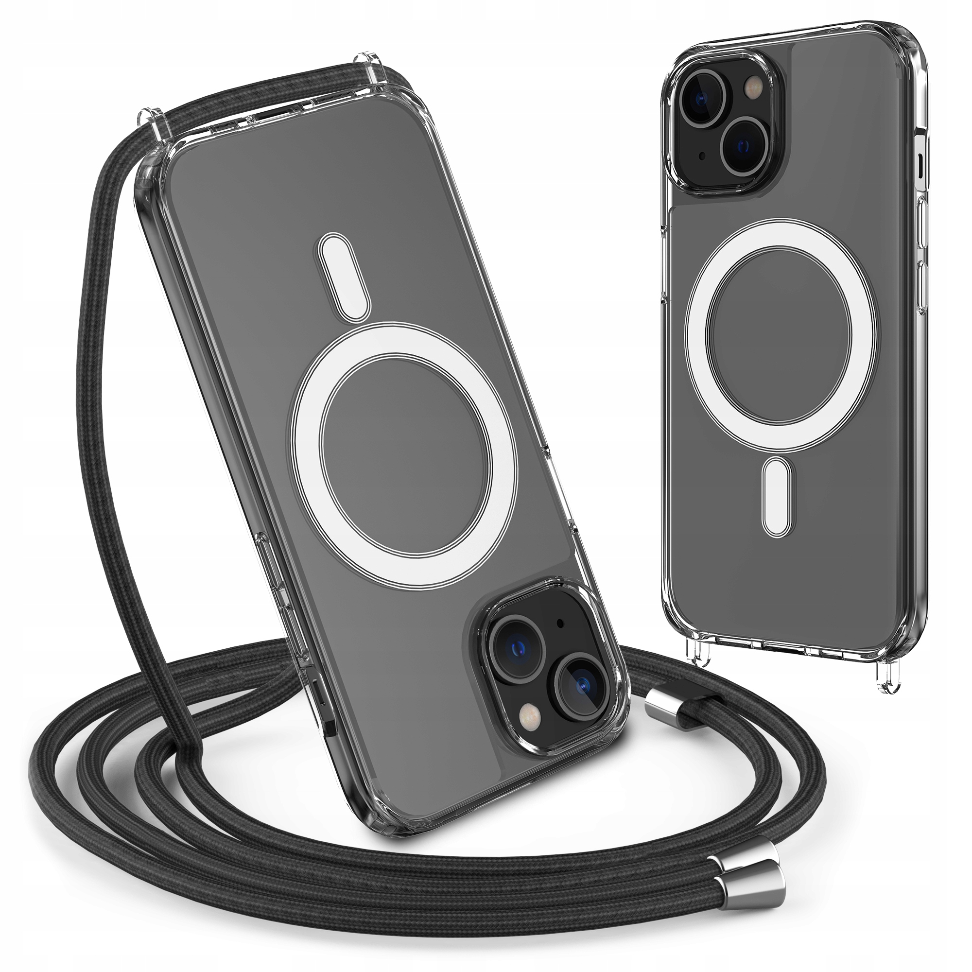 Etui Do Iphone 14 Do Magsafe Case Ze Sznurkiem Smyczą Wzmacniane