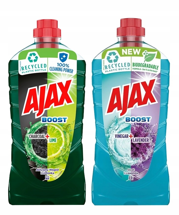 

Ajax Boost Płyn do mycia podłóg 2L Węgiel Lawenda