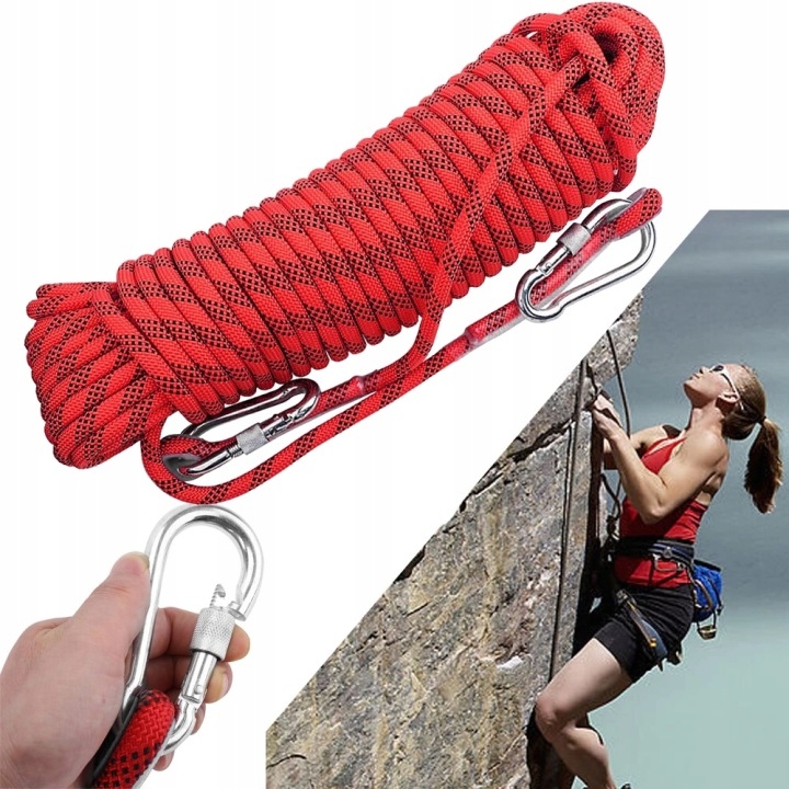 Lina Wspinaczkowa Outdoor 15M, Średnica 10mm, Udźwig 1200kg