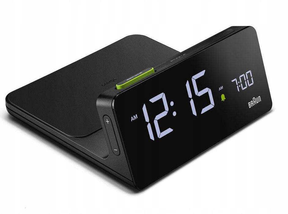Budík Braun BC21B Indukčná Nabíjačka Qi 10W