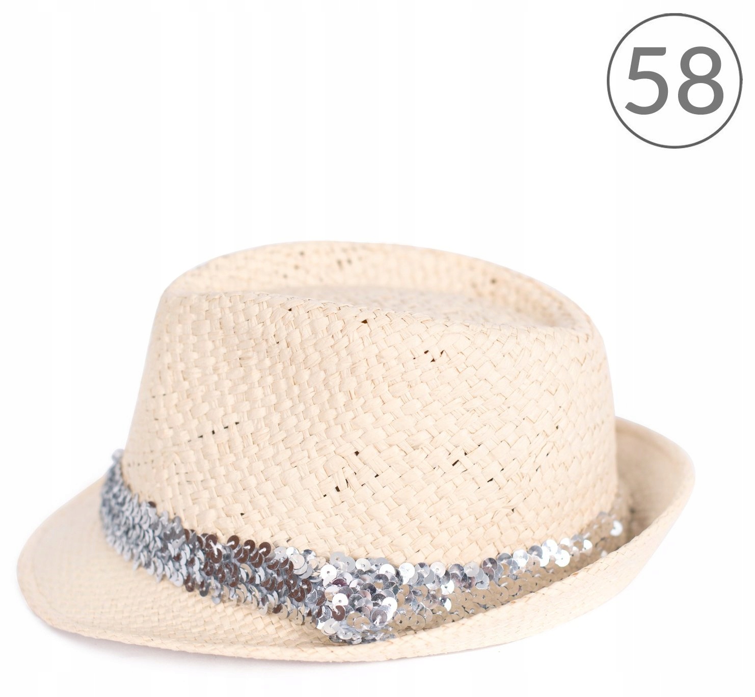 

Szaleo kapelusz Na Lato trilby Cekiny cz17128-2