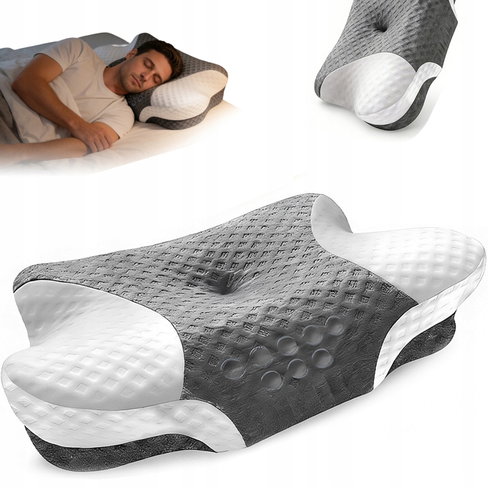 Ortopedyczna Poduszka Do Spania Pianka Memory Profilowana