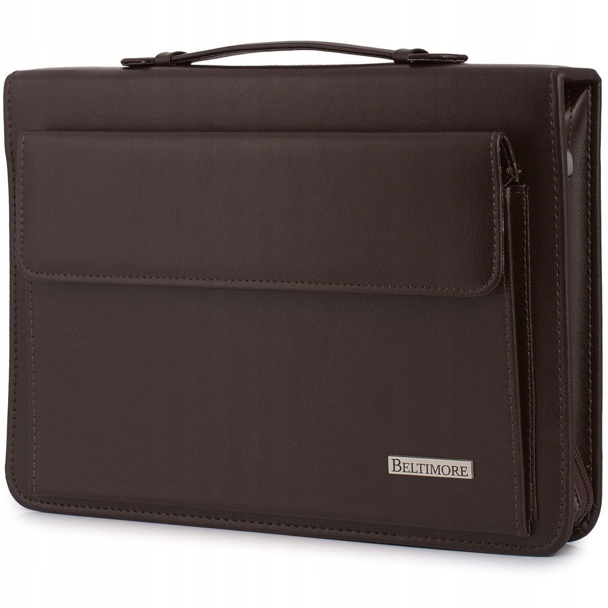 Biwuar neseser aktovka organizér pro obchodníka stylová hnědá