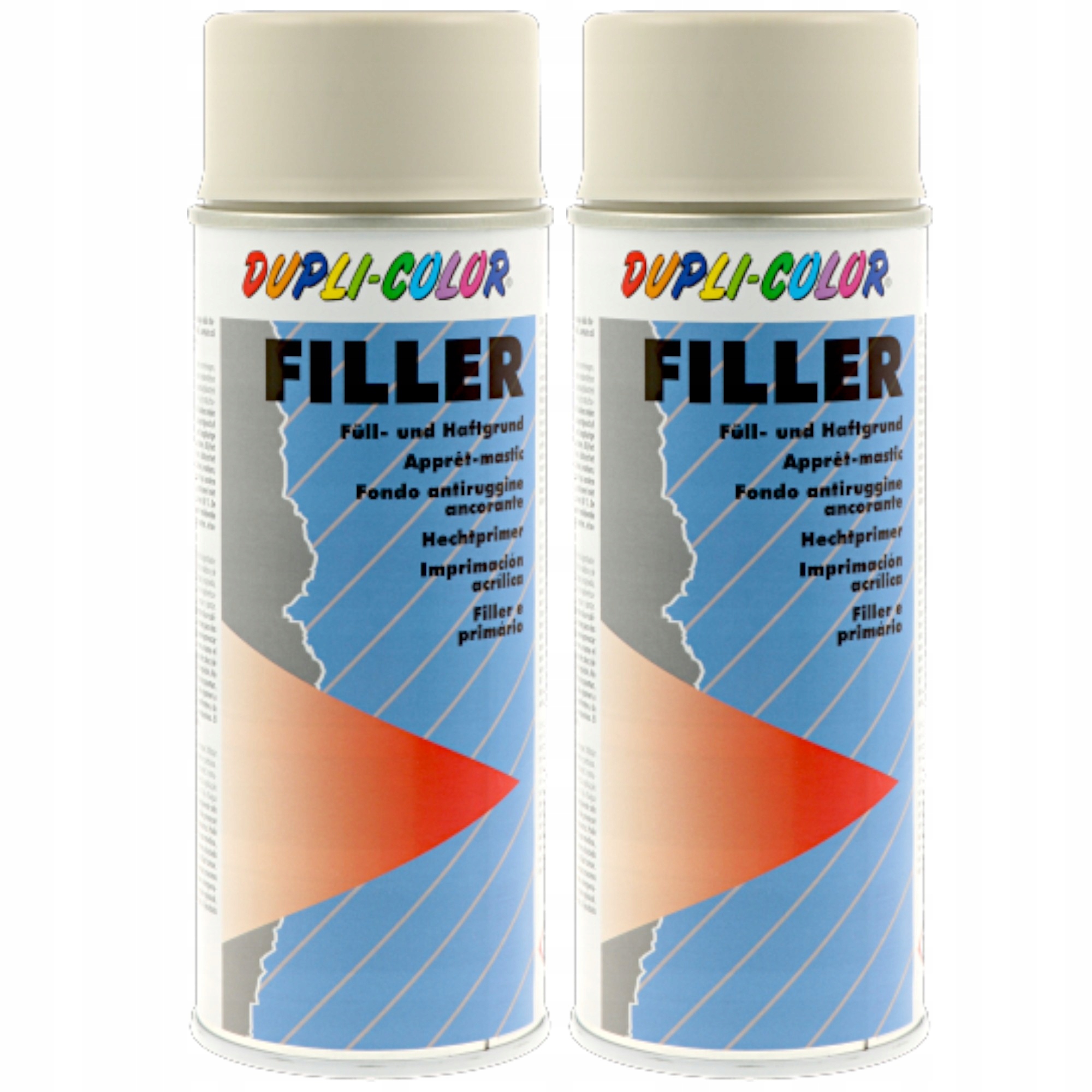 Szpachlówka Natryskowa Wypełniająca Szpachla Beżowa Filler Spray 2X 400ML