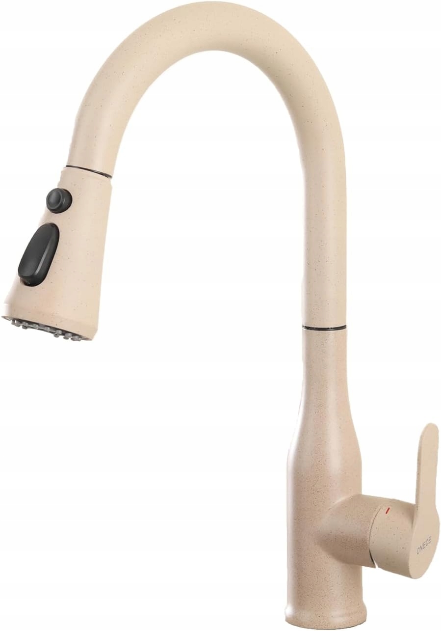 Kuchynská batéria s výtokom 40 cm 3 režimy striekania Nerezová Oceľ Otočná