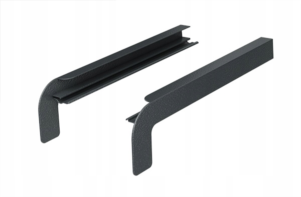 ZAKOŃCZENIA ALU SOFTLINE ANTRACYT STRUKTURA 17,5cm