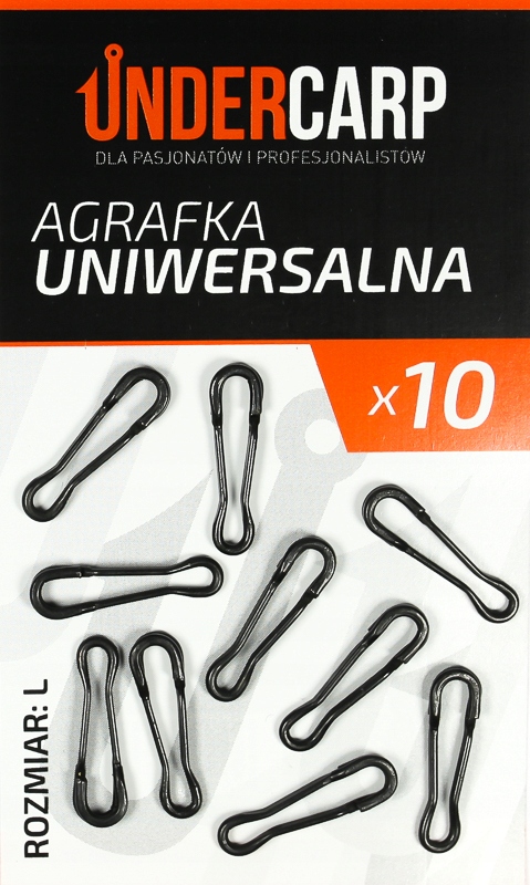 Undercarp Agrafka Uniwersalna Roz.L 10 szt.