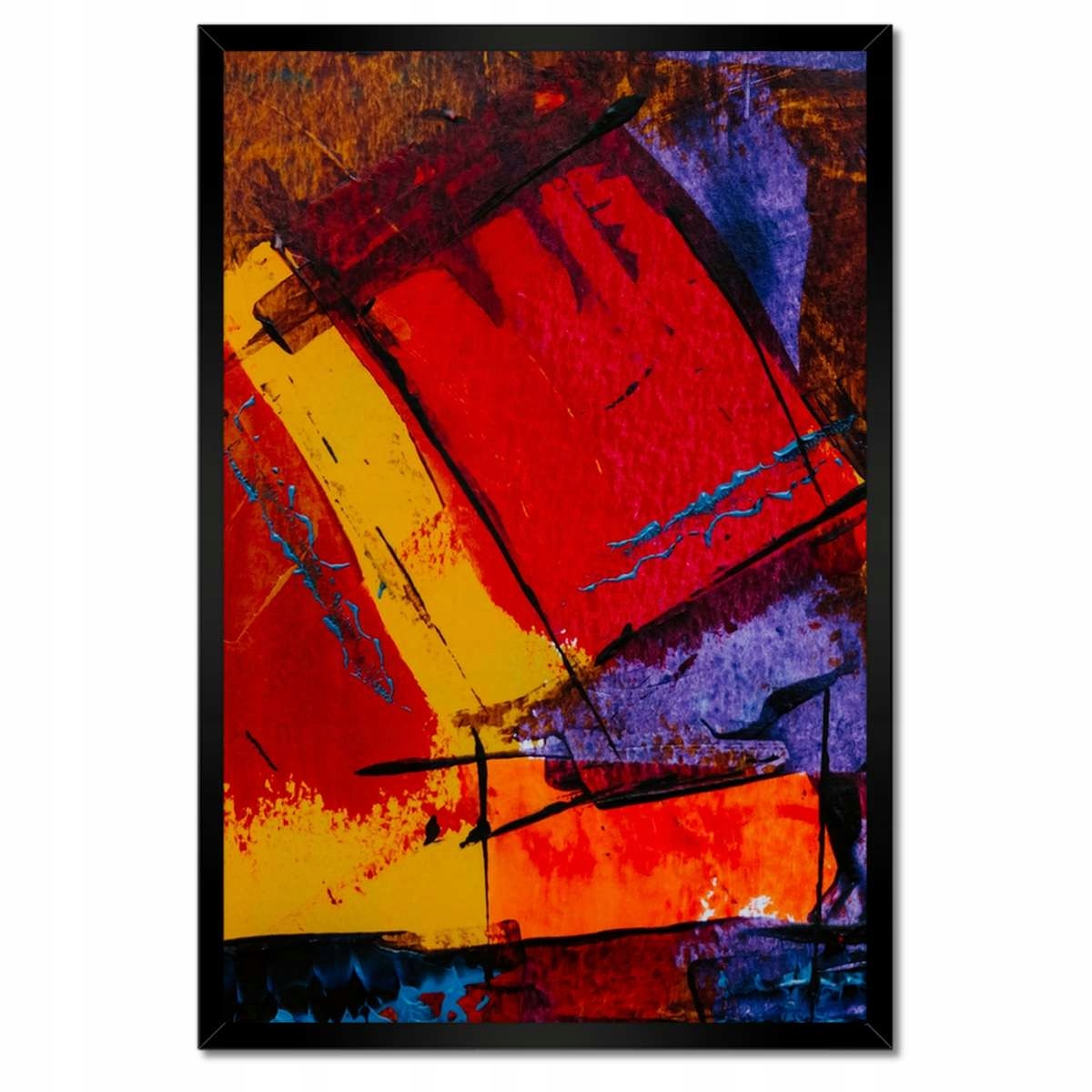 Plakáty v rámu 40x60 Abstrakce Ryby
