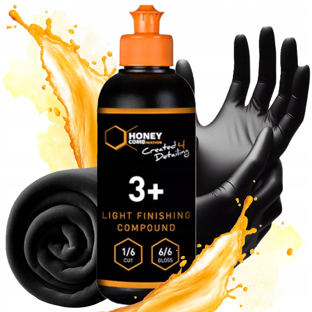 Honey Light Finishing Compound 3+ Antyhologr 0,25L