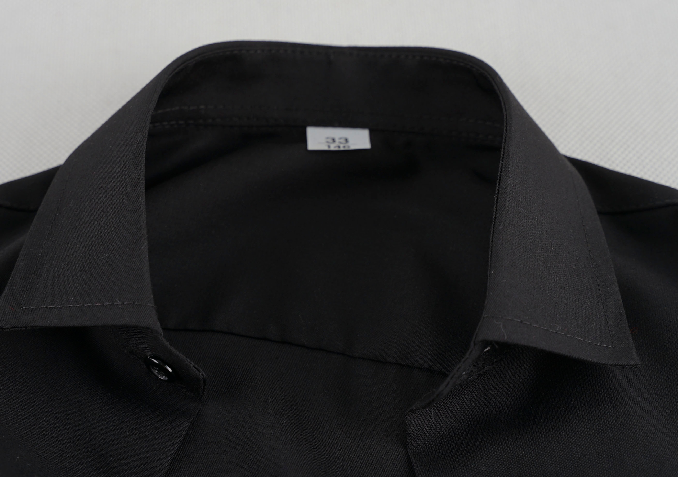 Koszula dla chłopca na uroczystości z kołnierzem czarna regular Biks PL 110 Marka Inna marka