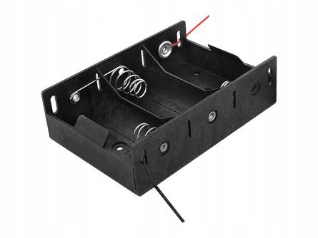 Koszyk na baterie 3xR20 płaski