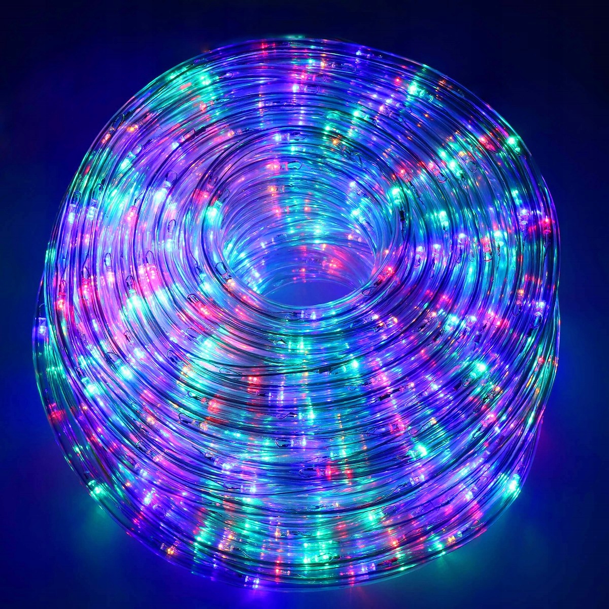 WĄŻ ŚWIETLNY ZEWNĘTRZNY LAMPKI MULTIKOLOR 240LED ŚWIECĄCY TAŚMA CHOINKOWE Kod producenta CL4115