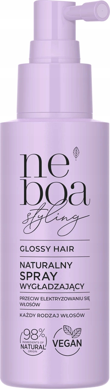 NEBOA GLOSSY SZAMPON + ODŻYWKA SPRAY + SPRAY PRZECIWELEKTRYZOWANIU SIĘ Marka Neboa
