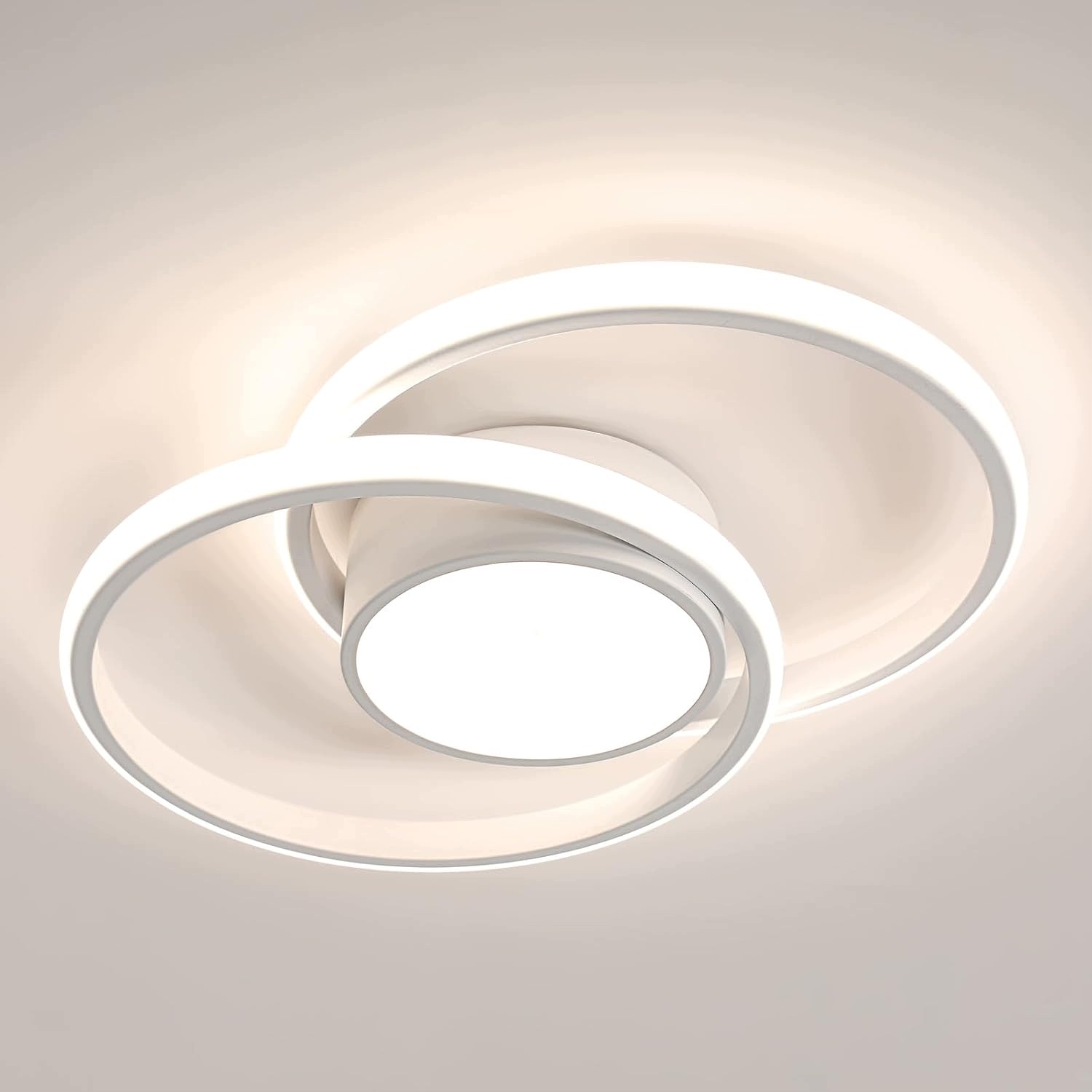 Stropní svítidlo Led závěsné bílé moderní do obývacího pokoje 4500K 42W