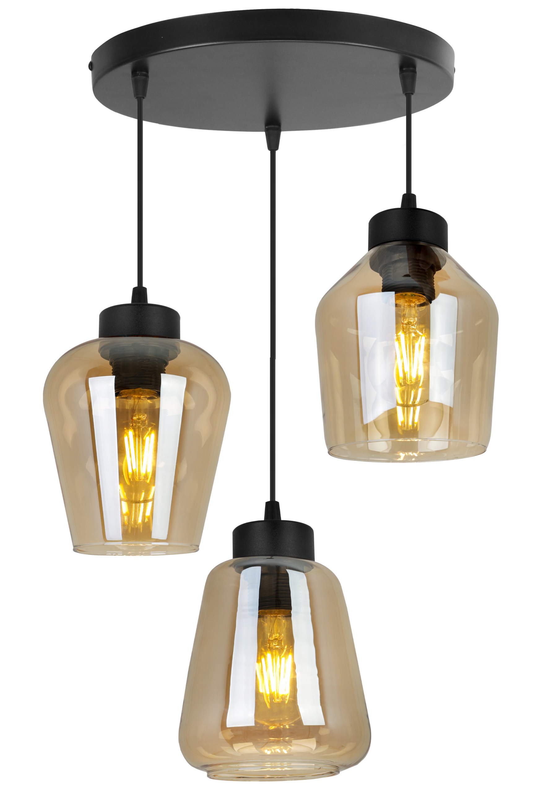 

Lampa Wisząca Nowoczesna Szklany Klosz