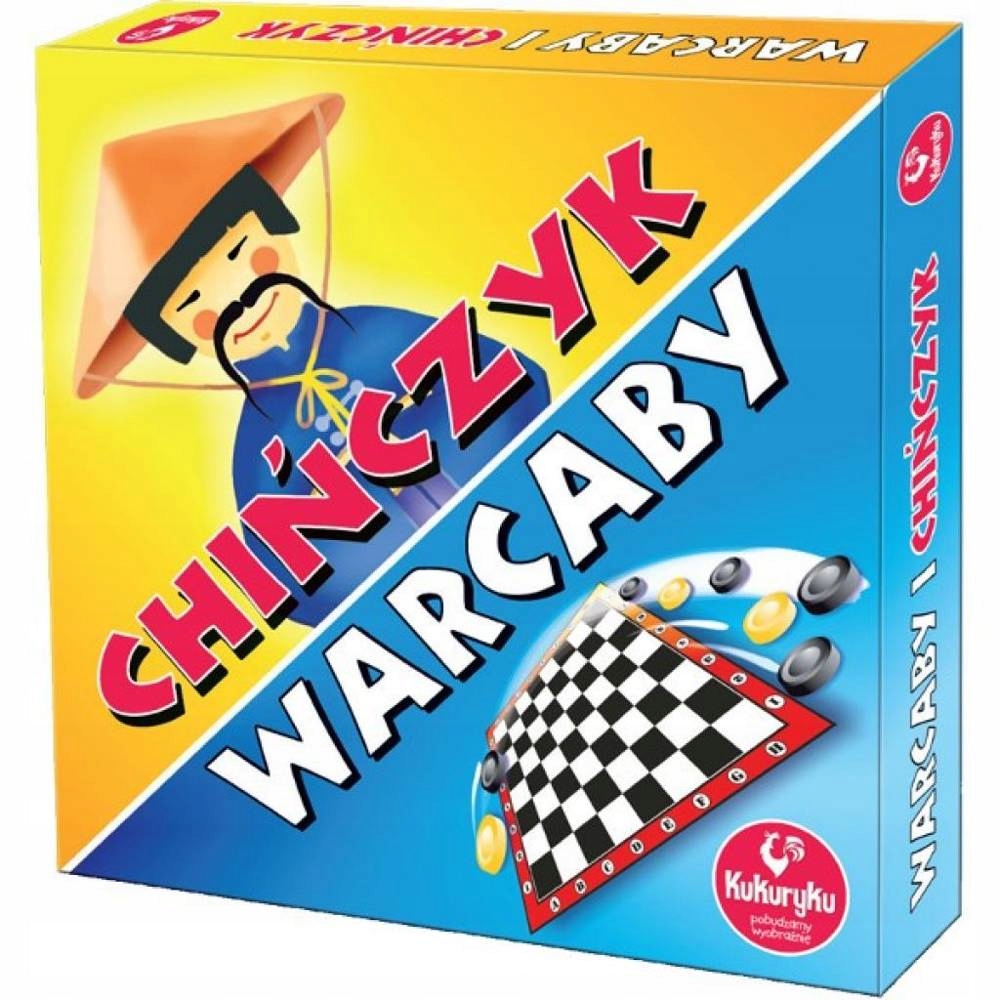 

Kukuryku Chińczyk Warcaby 2w1 Gra Planszowa 2 Gry