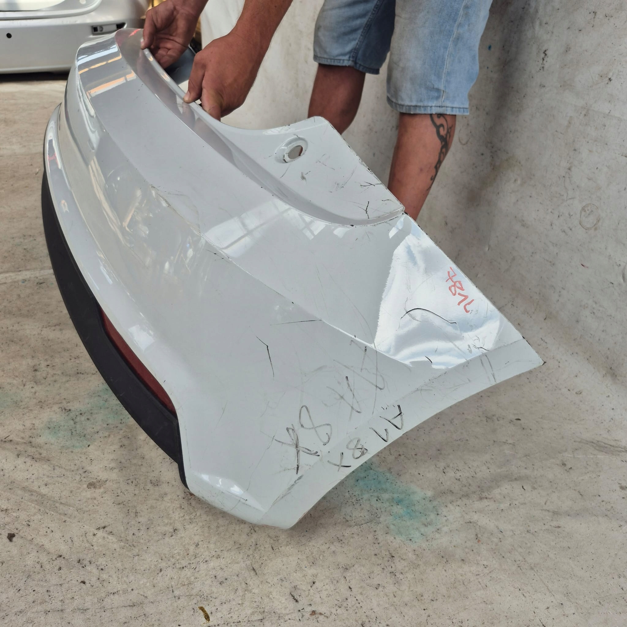 AUDI A1 e 1 8X LIFT 14-18 Paraurti posteriore posteriore