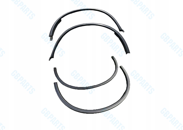 Komplet Lišty Blatníku Přední Zadní 4KS Srt Rt Gt Dodge Durango 2021-