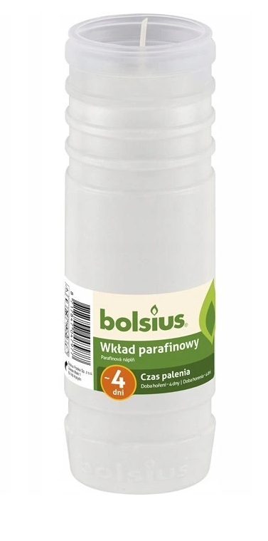 

Wkład Parafinowy Bolsius 4 Dni Wysoki 96h Palenia