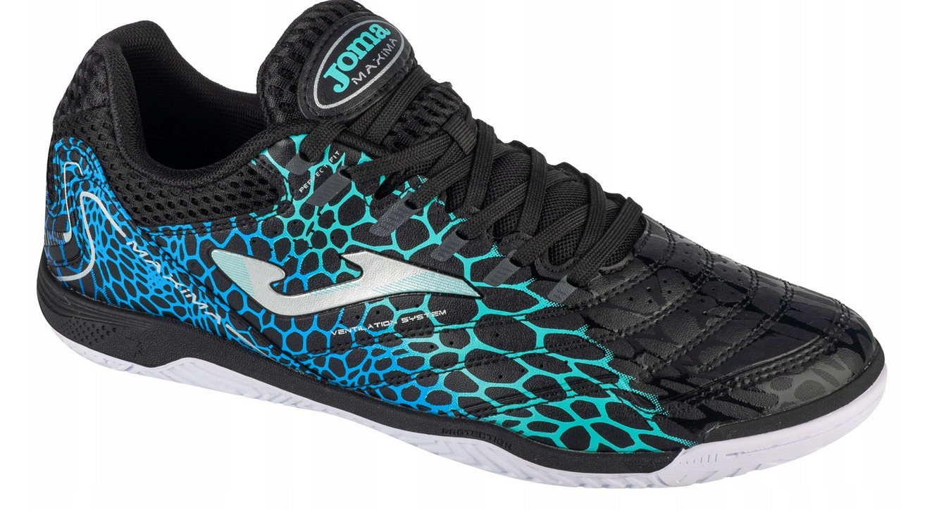 Buty halówki męskie Joma Maxima In black/turquoise r. 42