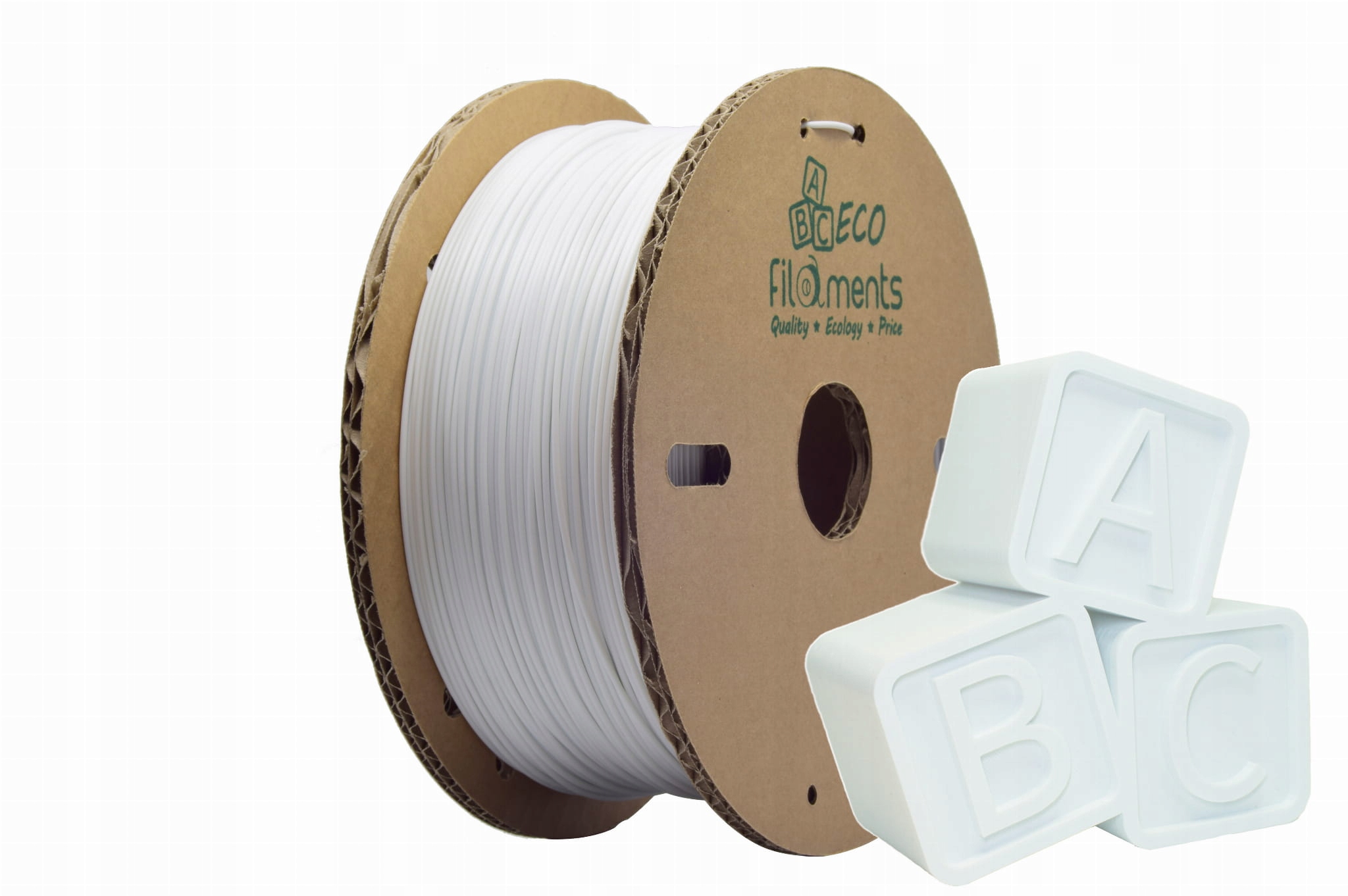 

Filament Abc Eco Filaments Pla Biały 1kg 1,75mm