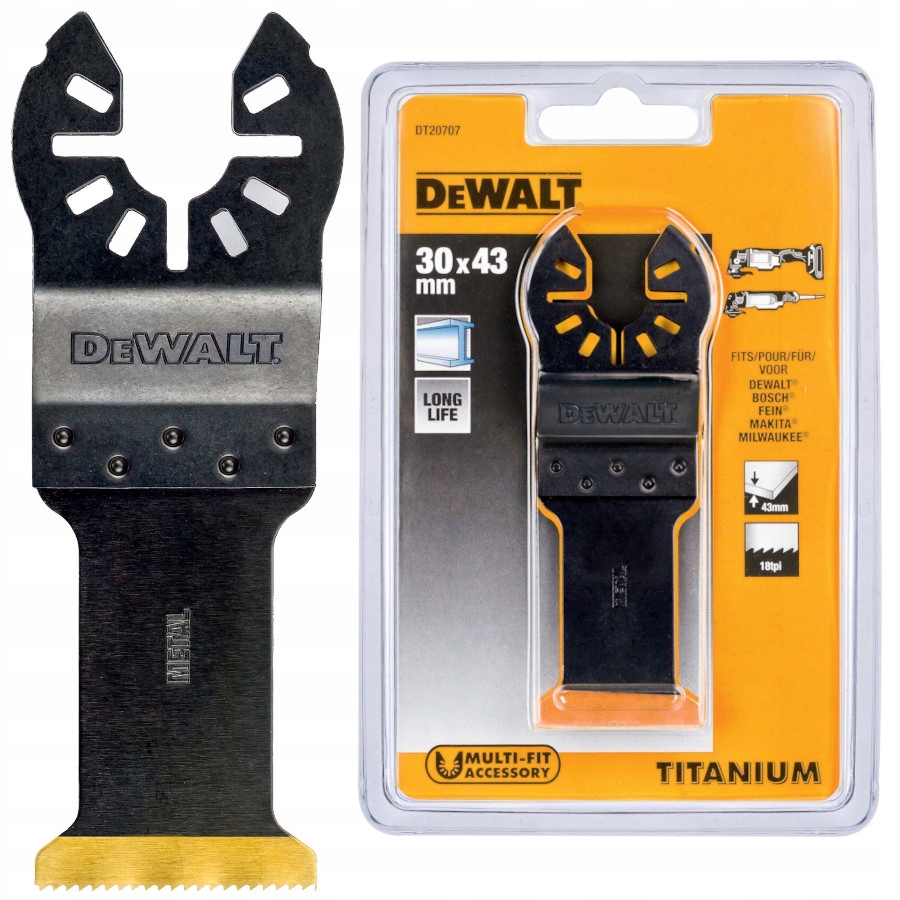 DEWALT DT20707 BRZESZCZOT DO METALU HSS MULTITOOL