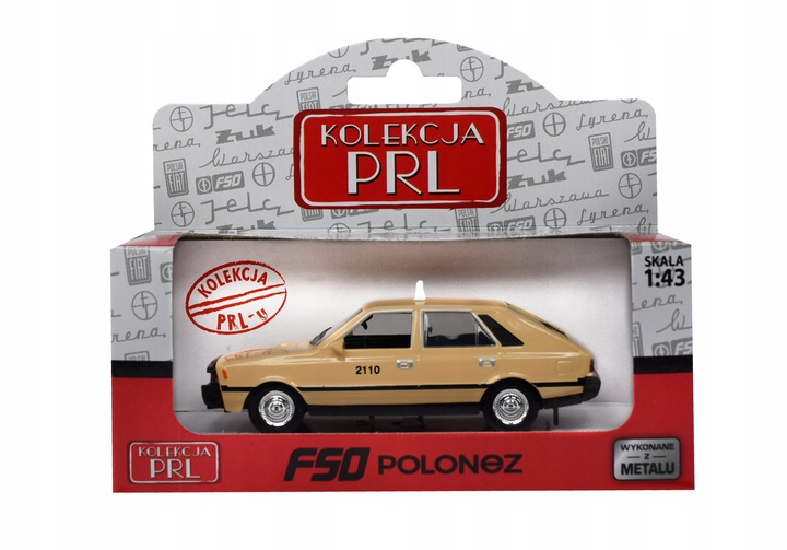KOLEKCJA PRL AUTO METALOWE MODEL FSO POLONEZ MIX EAN (GTIN) 5905422022430